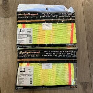 Body Guard High Visibility Safety Vests – Reflective ANSI Class 2 Type R Lot 2